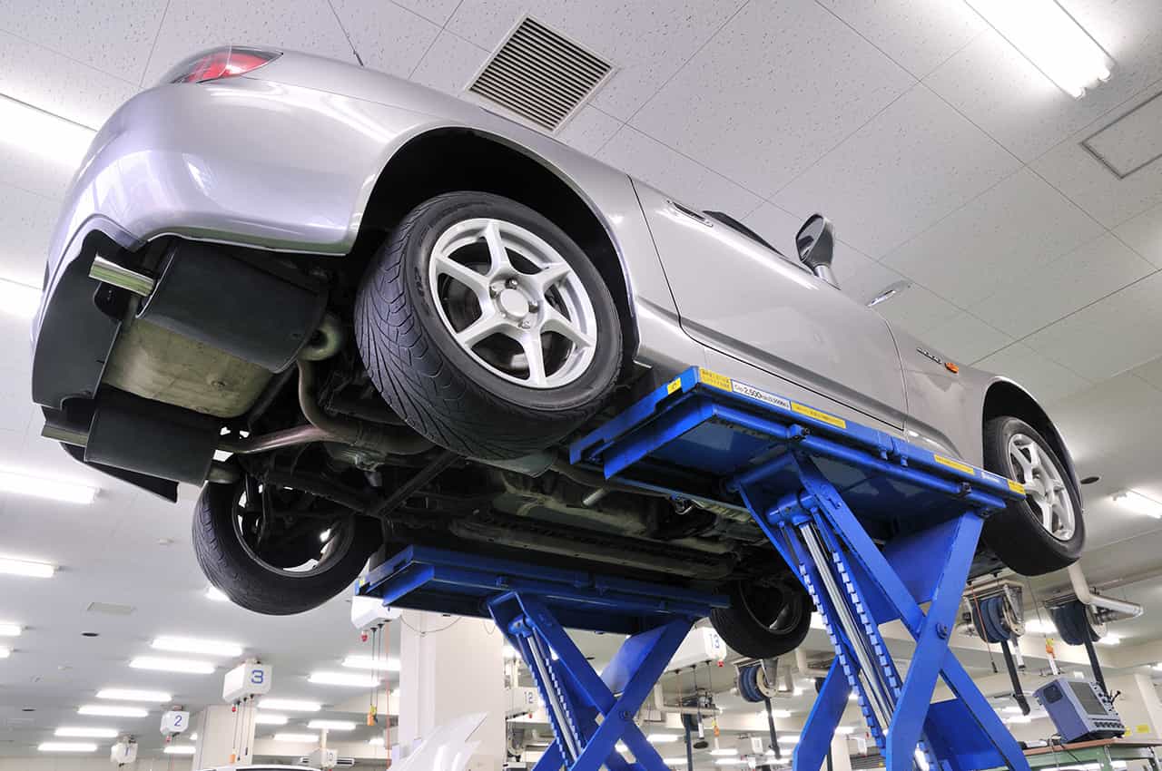 車検の様子